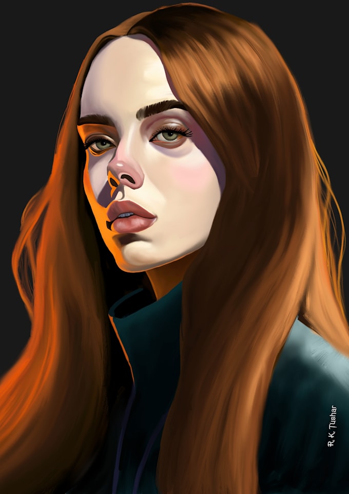 digital portraits with beautiful renders