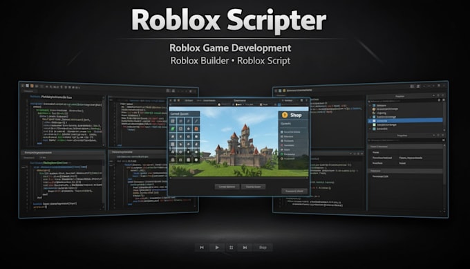 script custom systems, features and full roblox game development in lua