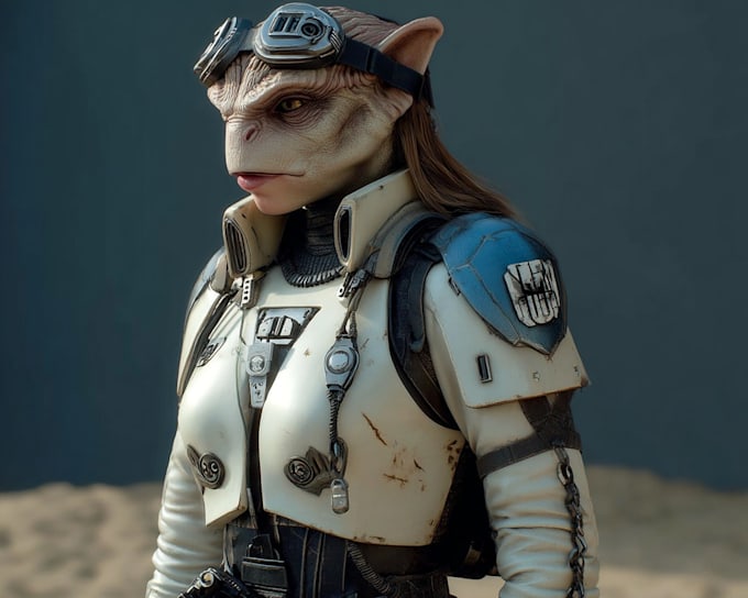 create epic sci fi space art inspired by galactic adventures