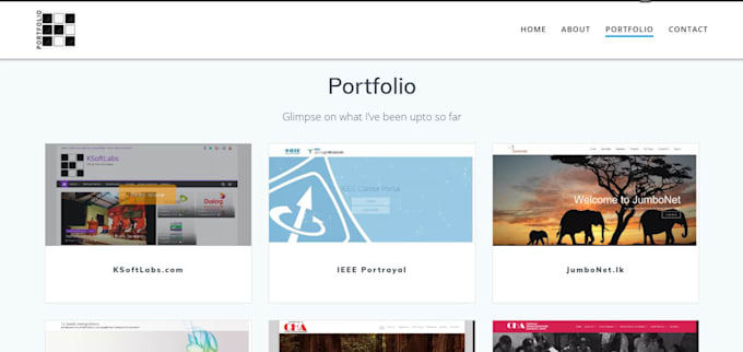create a professional website