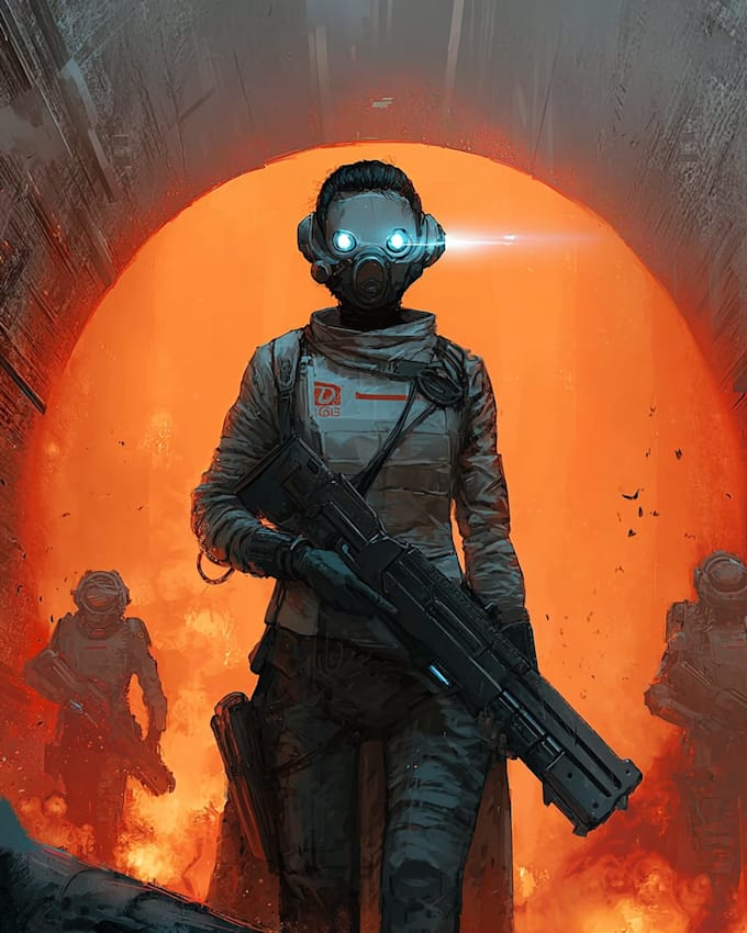 draw character, dnd character, sci fi, fantasy, fanart