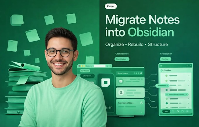 set up, organize, migrate , and rebuild your notes into obsidian