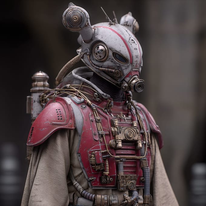 create star wars and sci fi illustration