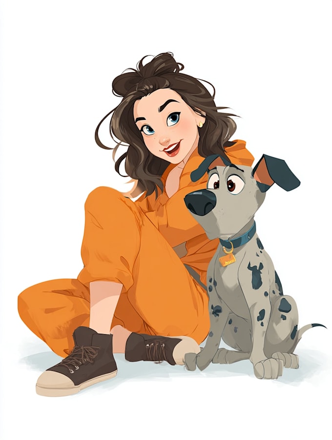 disney cartoon style drawing