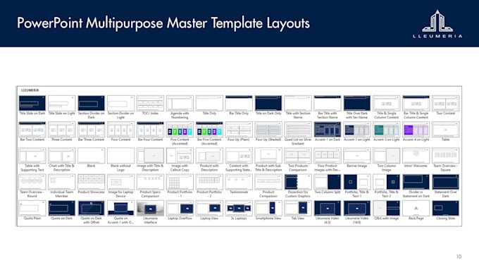 design a branded powerpoint slide master template