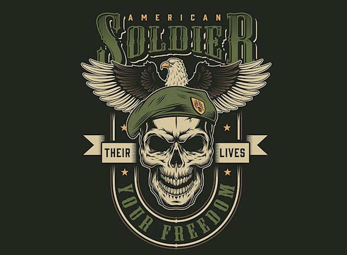 do unique military, army, tactical patch logo design for you