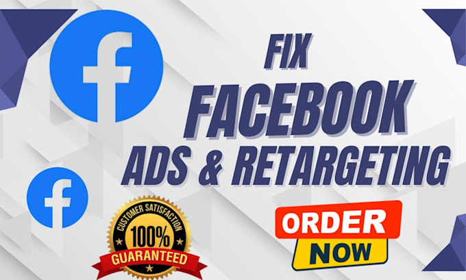 fix and create facebook meta ads issues and improve performance retargeting ads