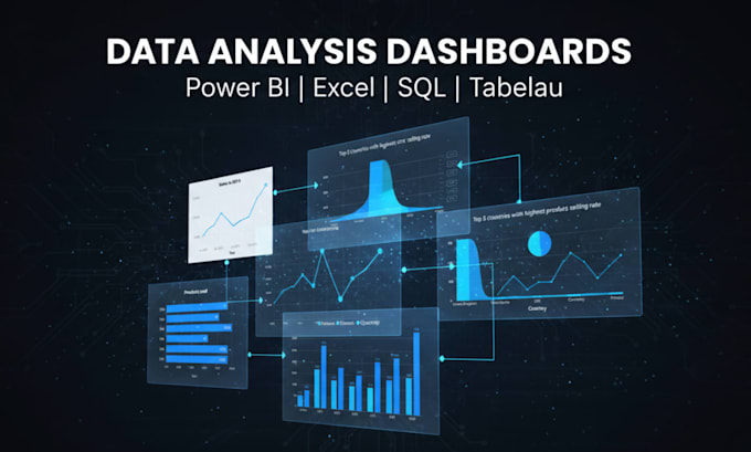 Create interactive dashboards with power bi and tableau as data analyst ...