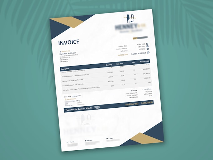 do custom ms word business template design