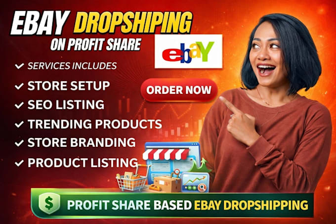 do ebay dropshipping automation store on profit share fully managed