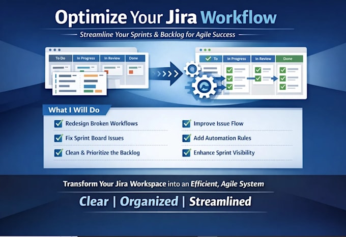 redesign jira workflows fix sprint issues clean backlog and automate tasks