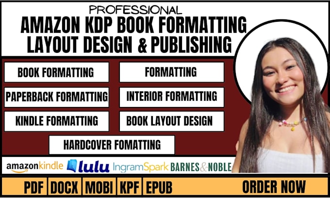 format and design book interior, book layout, typesetting