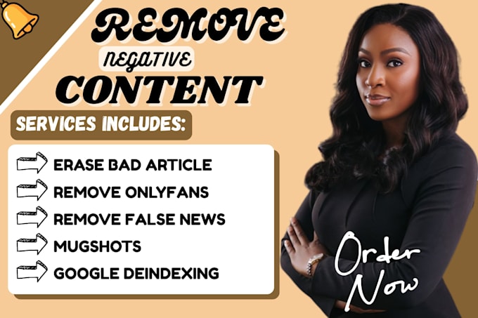 remove bad articles, remove mugshot, delete negative link, false news