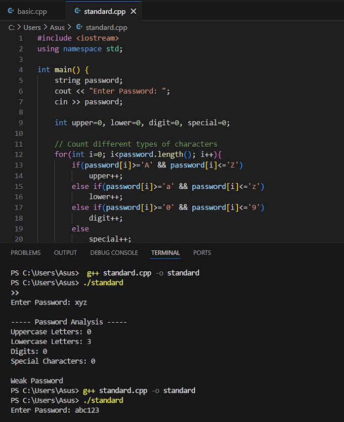 develop cpp mini projects with source code