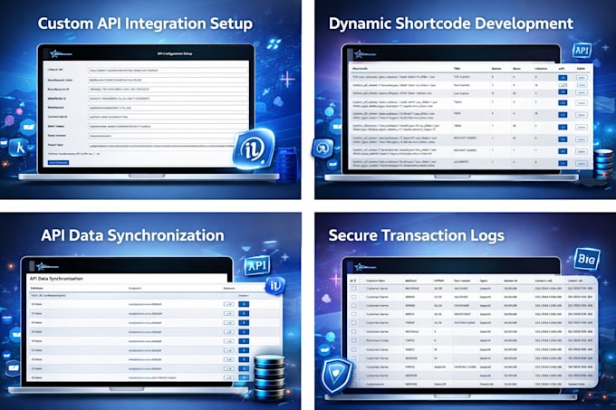 custom wordpress development and API integration