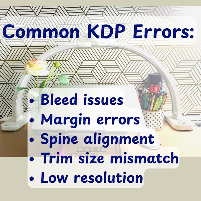 fix amazon KDP cover and interior formatting errors