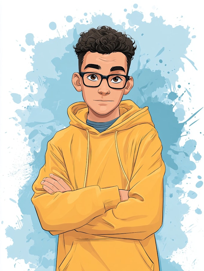 draw disney cartoon portrait