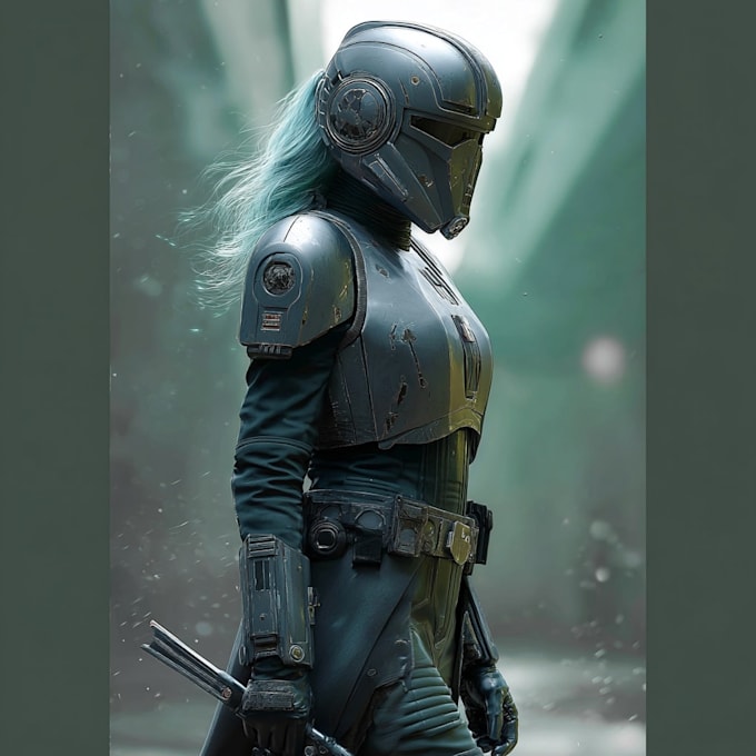 create custom star wars inspired fan art illustration
