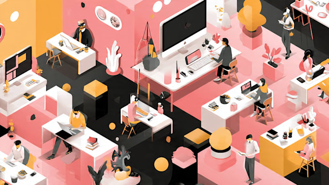 design flat and isometric vector illustrations