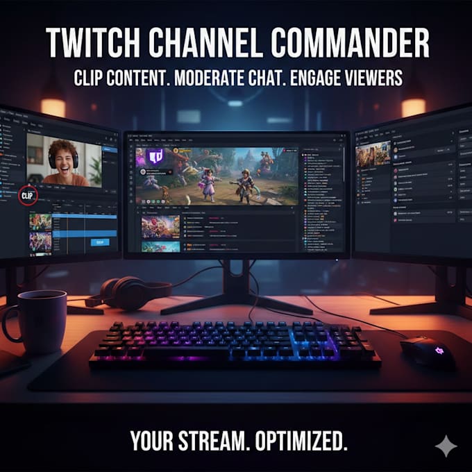 moderate, chat, and clip your livestreams