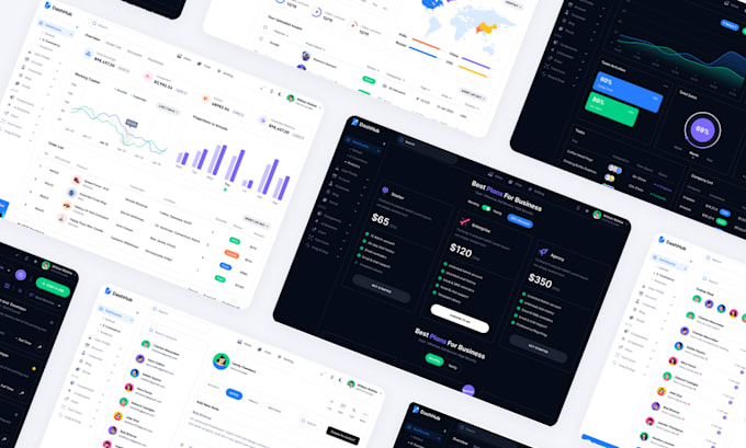 modern saas dashboard, and ai web app ui ux designer