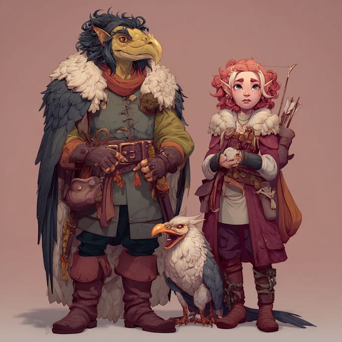dnd character art and dnd character art
