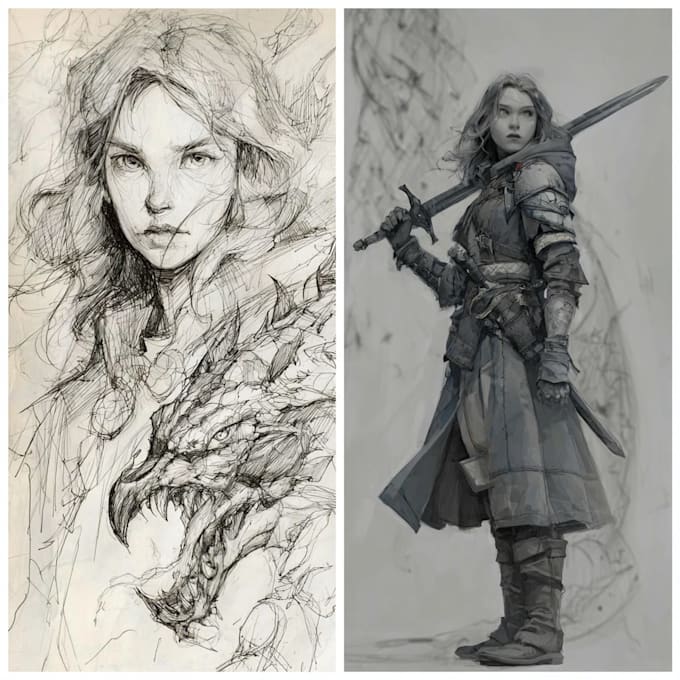 dnd character art and dnd character art