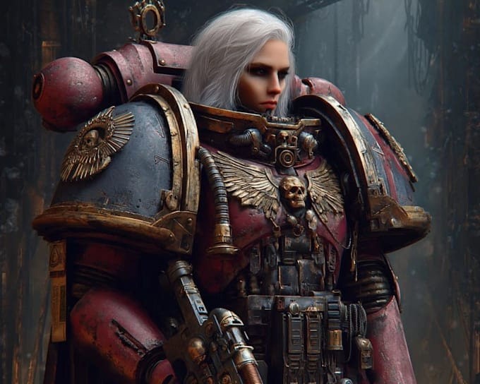 create a warhammer 40k art