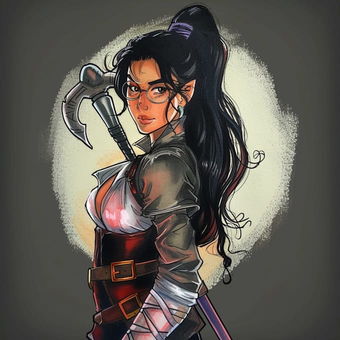 draw your dnd character portrait