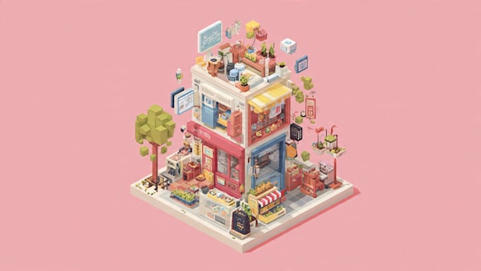 create amazing isometric illustrations