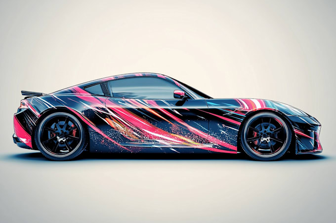 design unique vehicle wrap for your busines