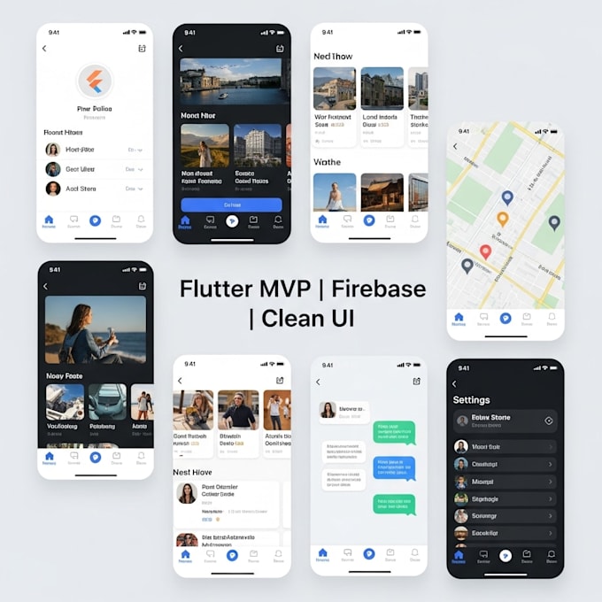 develop ios and android mobile app using flutter