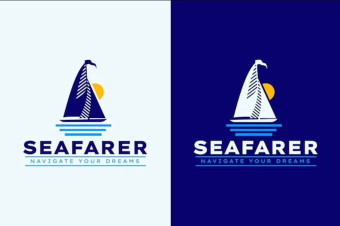 design viewable professional sail away logo
