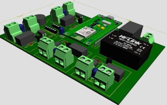design iot pcb, embedded hardware, schematic and prototype ready board