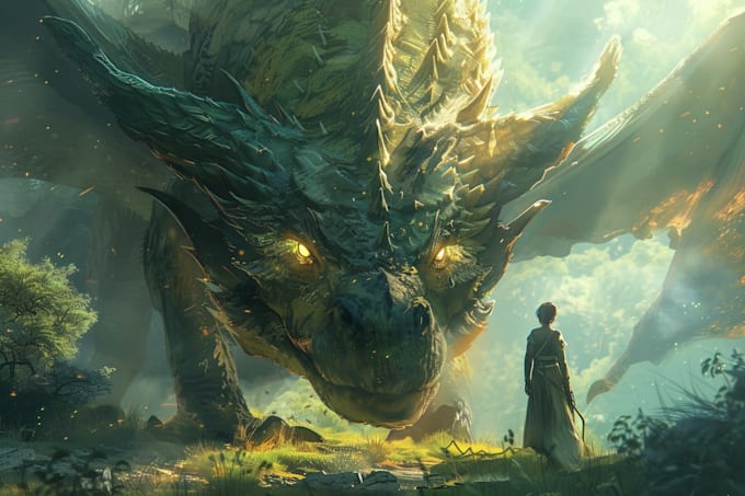 draw magical creatures, dragons, and mythical beings artwork