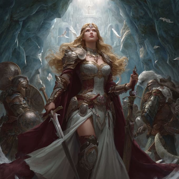 draw high quality fantasy illustration