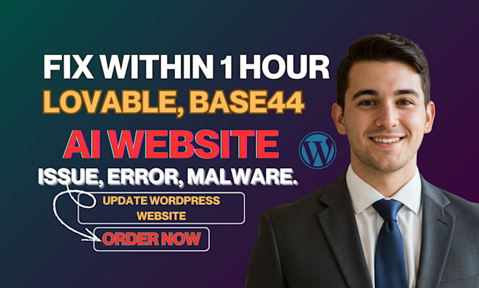 fix migrate deploy lovable ai base 44 website on wordpress website