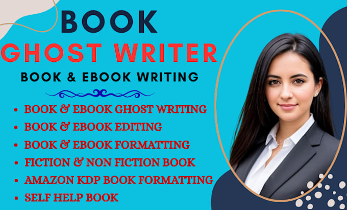 ebook ghostwriter, ebook writer, nonfiction ghostwriter for amazon KDP