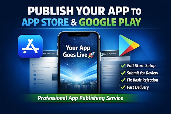 publish your ios and android app to app store and google play store