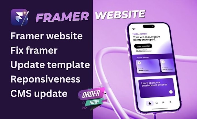 framer developer, framer website developer, fix framer website development