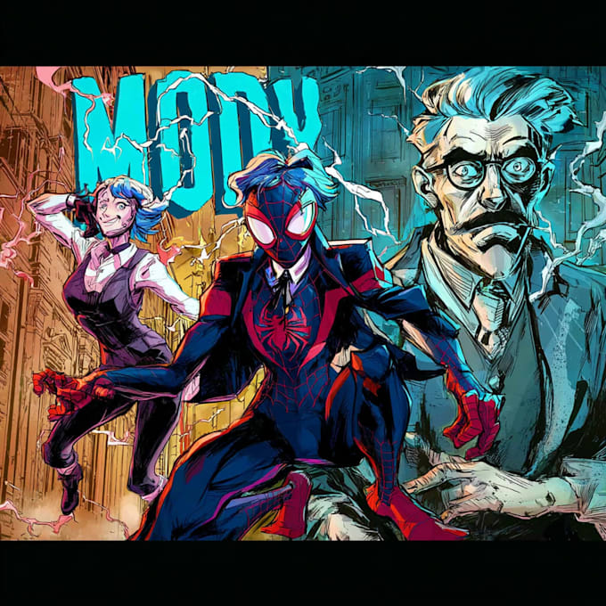 do a charcter of comic or design your comic character