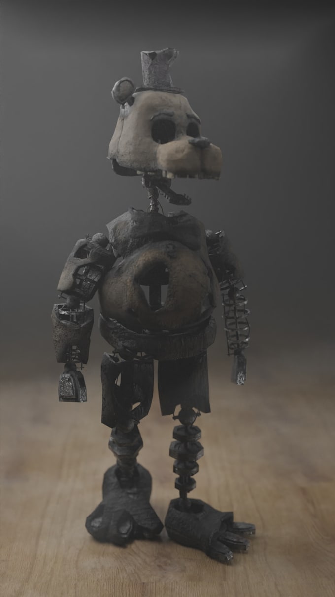 make custom 3d characters or animatronics for your game