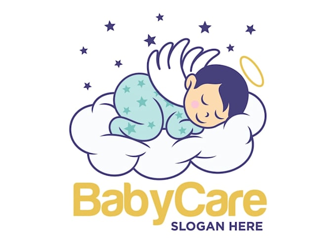 design whimsical fun kids brand logo