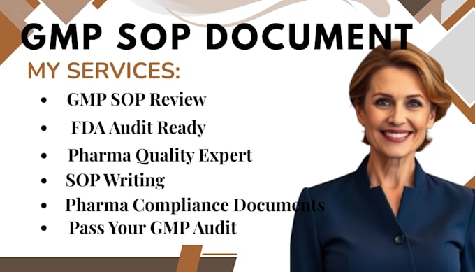 review your gmp sop, batch record for audit readiness