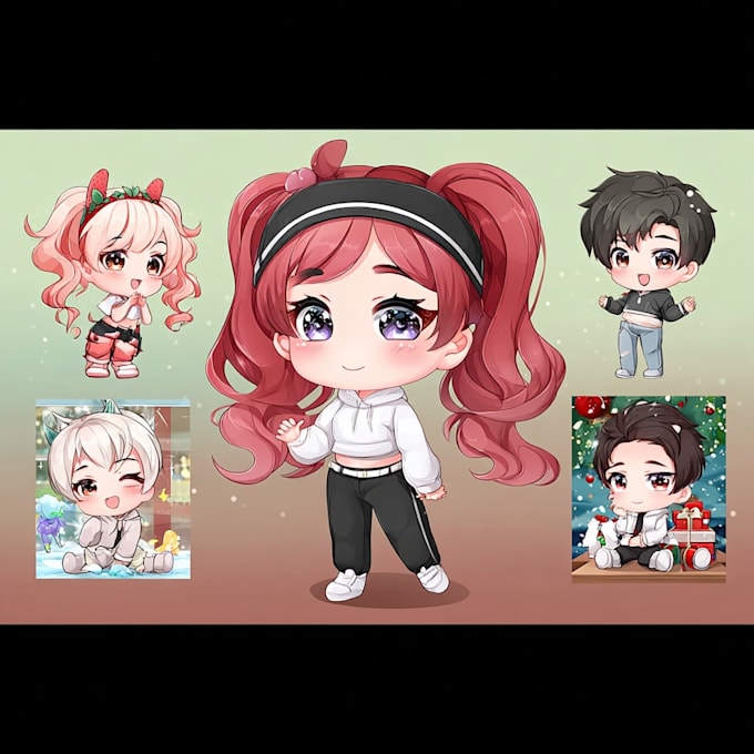 create a cute anime chibi for you
