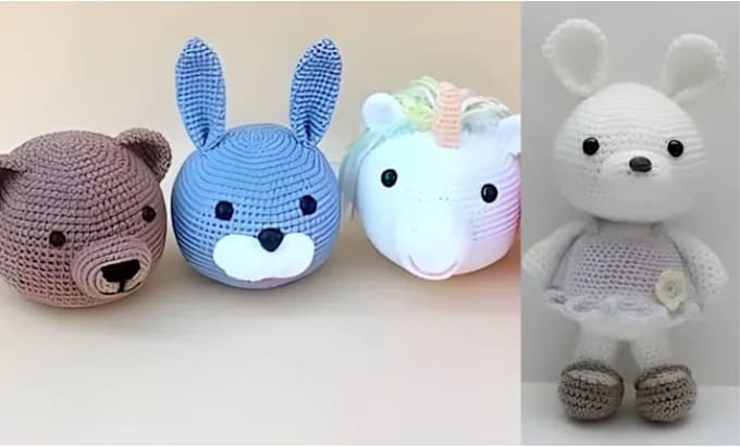 create step by step amigurumi crochet pattern tutorials for plush toy shop owner