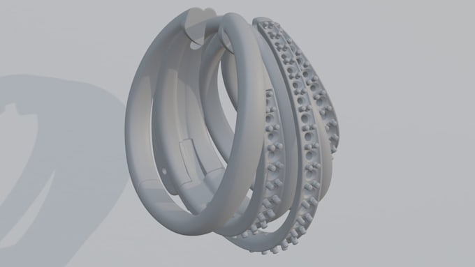 create professional 3d jewelry model and realistic rendering