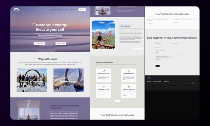 design or redesign your modern squarespace website