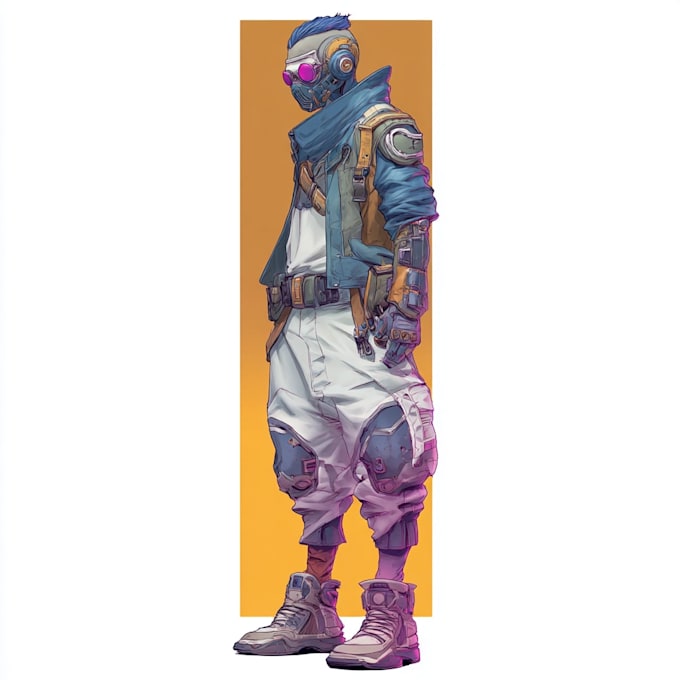 Make cyberpunk illustration sci fi futuristic city fantasy by Nedeiaci ...