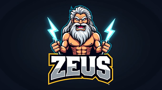 create outstanding zeus thunder logo with express delivery
